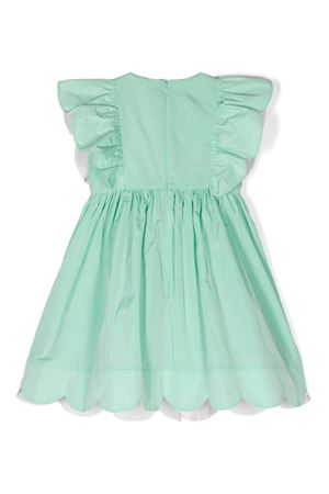 abito in cotone verde STELLA McCARTNEY KIDS | TU1F12S0156708